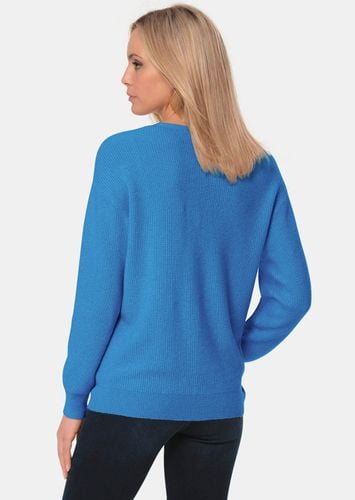 Kaschmirpullover in Patentstrick mit V-Ausschnitt - Gr. 24 von - Goldner Fashion - Modalova