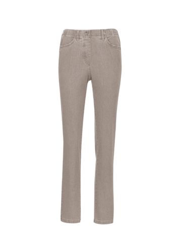 Edel geschmückte Jeansschlupfhose - beige - Gr. 245 von - Goldner Fashion - Modalova