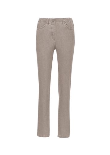 Edel geschmückte Jeansschlupfhose MARTHA - beige - Gr. 195 von - Goldner Fashion - Modalova