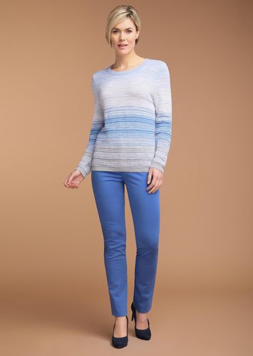 Trageangenehmer Multicolor-Pullover - / weiß - Gr. 42 von - Goldner Fashion - Modalova