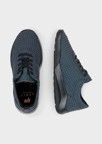 Komfort-Sneaker in Waffel-Optik - anthrazit - Gr. 38 von - Goldner Fashion - Modalova