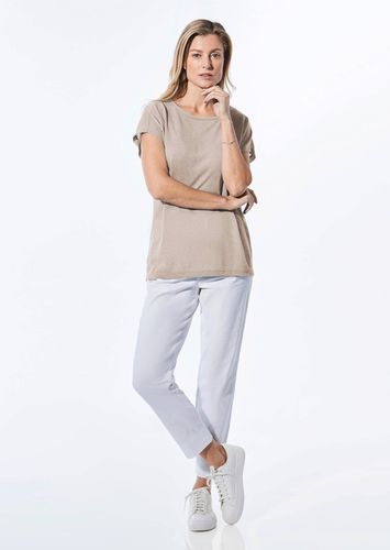 Shirt in Leinenoptik - kiesel - Gr. 24 von - Goldner Fashion - Modalova