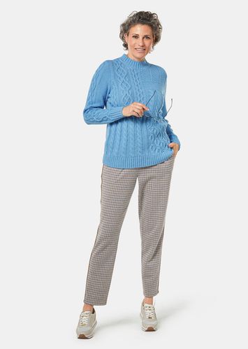 Weicher Pullover mit wunderschöner Struktur - hellblau - Gr. 48 von - Goldner Fashion - Modalova