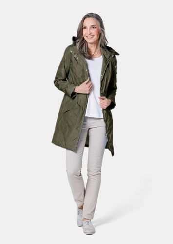 Trendiger leichter Regen Parka aus funktionalem Material - khaki - Gr. 19 von - Goldner Fashion - Modalova