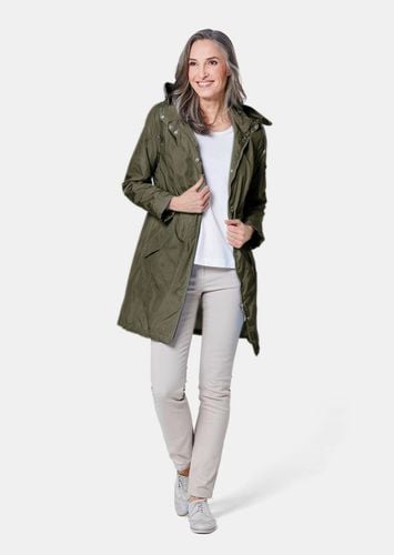 Trendiger leichter Regen Parka aus funktionalem Material - khaki - Gr. 25 von - Goldner Fashion - Modalova