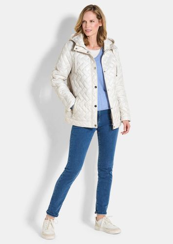 Leichte Steppjacke mit Kapuze - stein - Gr. 24 von - Goldner Fashion - Modalova