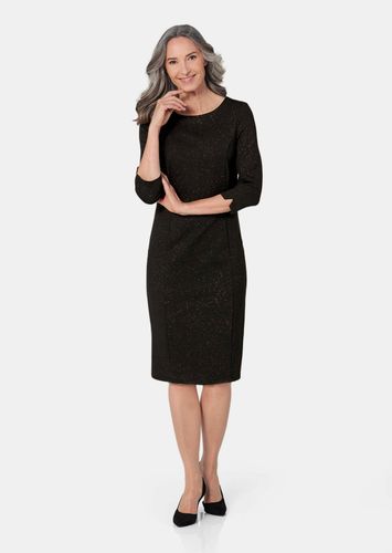 Jersey Kleid mit Glitzerdruck - / goldfarben / gemustert - Gr. 24 von - Goldner Fashion - Modalova