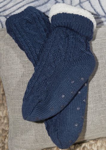 Socken - dunkelblau / melange - Gr. 0 von - Goldner Fashion - Modalova