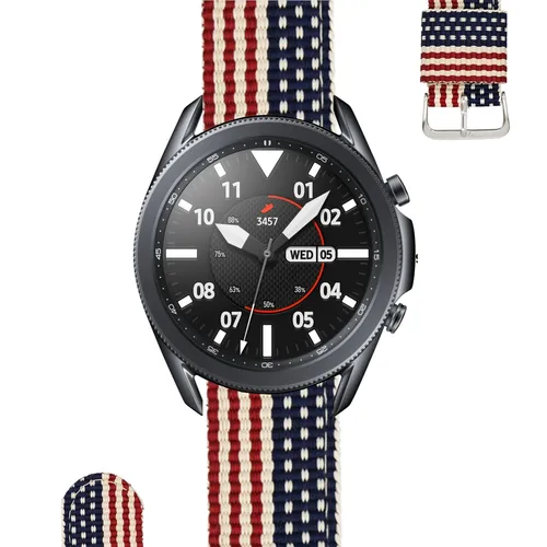 Kompatibel mit Samsung Galaxy Uhr 3 45mm/Getriebe S3 / Classic / Frontier, 22mm nylon USA flagge - AliExpress - Modalova