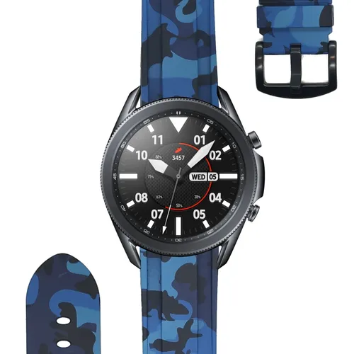 Silikon armband kompatibel mit Samsung Galaxy Uhr 3 45mm/Getriebe S3 Frontier/Klassische, armee camouflage soft-touch, 22mm - AliExpress - Modalova