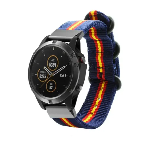 Correa kompatibel con Garmin Fenix 6 / 6 Pro / 5 / 5 Plus / Forerunner 935/Ansatz S60, de Nailon Colores Bandera de España - AliExpress - Modalova