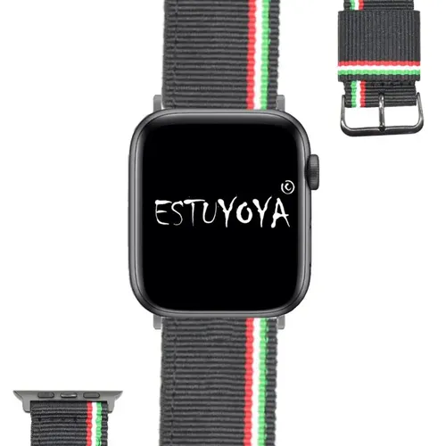Nylon armband kompatibel mit Apple Uhr 45mm-44mm-42mm Serie 7 / 6 / 5 / 4 / 3 / 2 / 1 / SE farben Italien flagge - AliExpress - Modalova