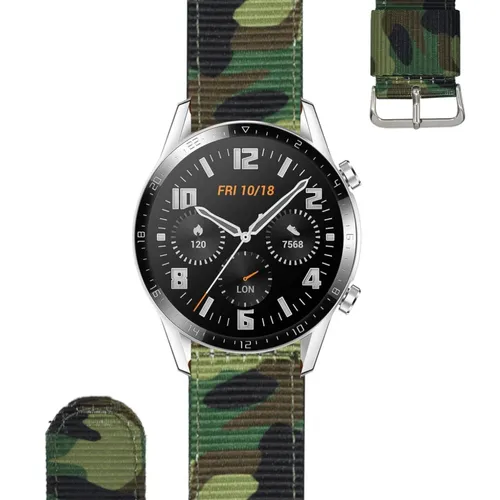Huawei Uhr GT 2 / Sport / GT Klassische/Aktive kompatibel strap, 22mm nylon military camouflage design Grün - AliExpress - Modalova