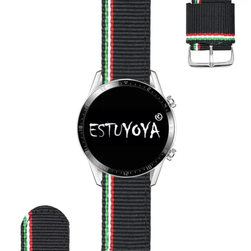 Ccompatible armband mit Huawei Uhr GT2 / Sport / GT Klassische/Aktive, band nylon 22mm farben Italien flagge-Linie - AliExpress - Modalova