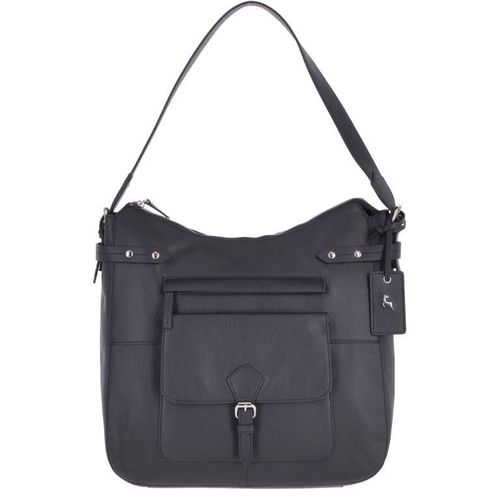 Ashwood Womens Large Leather Shoulder Bag Navy: 62740 - Ashwood Leather Handbags - Modalova