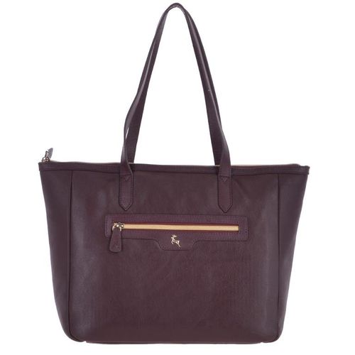 Ashwood Womens Medium Leather Shopper Bag Merlot - 62121 - Ashwood Leather Handbags - Modalova