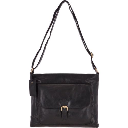 Ashwood Womens Vintage Medium Leather Shoulder Bag: G23 Black NA - Ashwood Handbags - Modalova