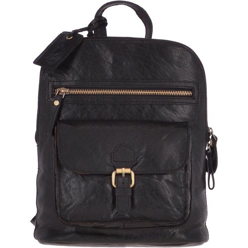Ashwood Womens Vintage Small Vintage Leather Backpack: G25 Black NA - Ashwood Handbags - Modalova
