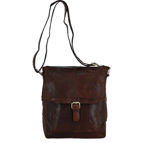 Medium Vintage Wash Leather Travel Bag: G-32 Brandy Brown NA - Ashwood Handbags - Modalova