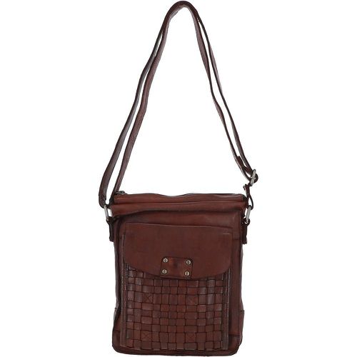 Vintage Woven Leather Crossbody Bag: D-76 Cognac NA - Ashwood Handbags - Modalova