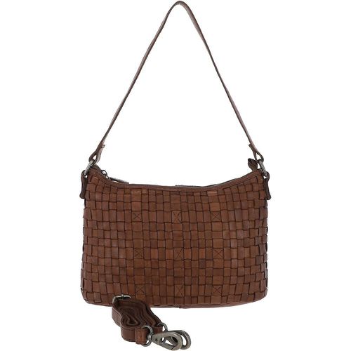 Vintage Woven Leather Shoulder Bag: D-73 Taupe NA - Ashwood Handbags - Modalova