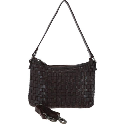 Vintage Woven Leather Shoulder Bag: D-73 Dark Brown NA - Ashwood Handbags - Modalova