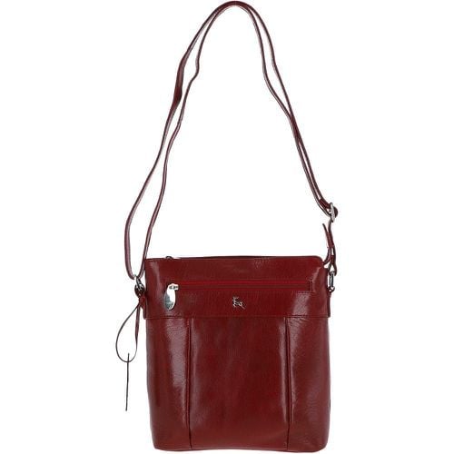 Ashwood Vegetable Tanned Leather Cross Body Bag: MCO52257 Red NA - Ashwood Handbags - Modalova