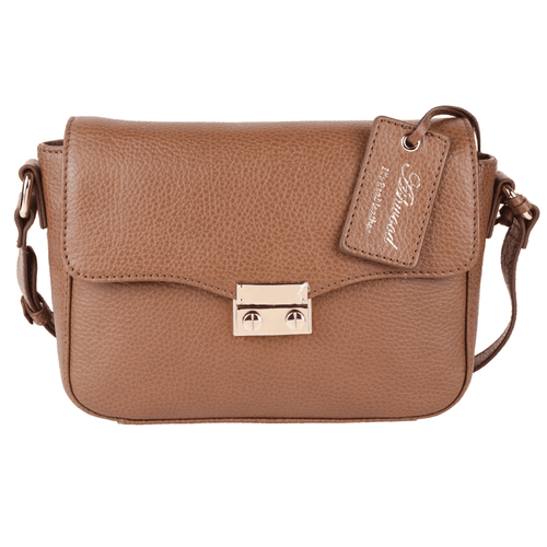 Apos;Elegance&apos; Leather Cross Body Bag: C-50 Tan NA - Ashwood Handbags - Modalova