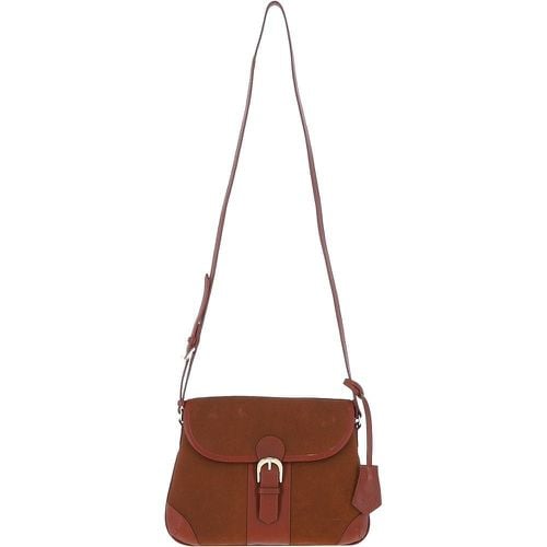 Ashwood Suede & Leather Medium Shoulder Bag: S-12 Tan NA - Ashwood Handbags - Modalova