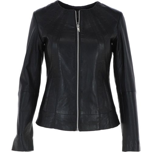 Leather Fashion Jacket Aliona: AWL-281 Black 10 - Ashwood Handbags - Modalova