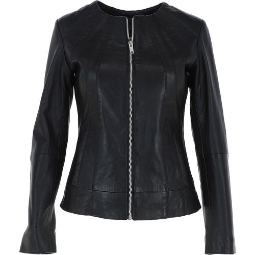Leather Fashion Jacket Aliona: AWL-281 Black 12 - Ashwood Handbags - Modalova