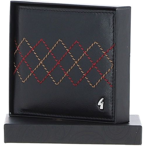 Real Leather Classic 8 Card Billfold Wallet: GB-156-AS Black NA - Ashwood Handbags - Modalova