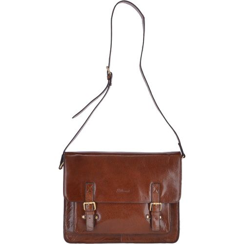 Carry All Real Leather Messenger Bag: Josh Chestnut NA - Ashwood Handbags - Modalova