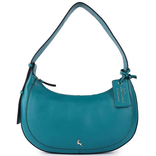 Apos;Tesoro di Bologna&apos; Real Leather Shoulder Bag: 64192 Deep Lake NA - Ashwood Handbags - Modalova