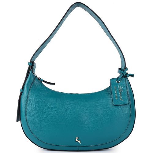 Tesoro di Bologna' Real Leather Shoulder Bag: 64192 Deep Lake NA - Ashwood Handbags - Modalova