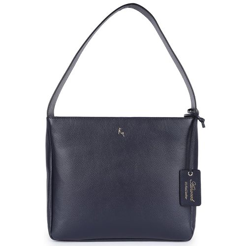 Capolavoro Veneziano' Real Leather Hobo Shoulder Bag: 64202 Navy Blue NA - Ashwood Handbags - Modalova