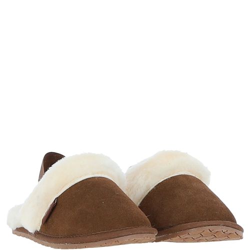 Apos;Aussie&apos; Real Sheepskin Wool Mule Slippers: Elena Chestnut 5/6 - Ashwood Handbags - Modalova