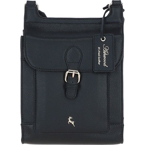 Apos;Eclisse Cuoio&apos; Real Leather Crossbody Bag: X-33 Black NA - Ashwood Handbags - Modalova