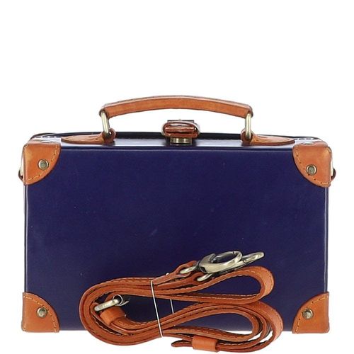 Apos;Tramonto&apos; Home Accessory Exquisite Leather Trinket Bag: VIN-11 Navy Blue NA - Ashwood Handbags - Modalova