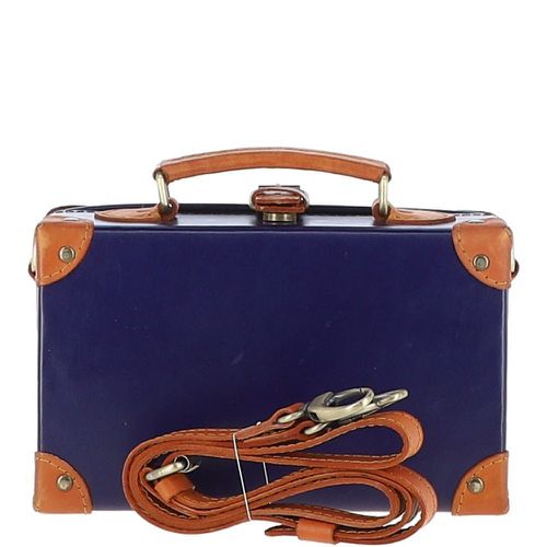 Tramonto' Home Accessory Exquisite Leather Trinket Bag: VIN-11 Navy Blue NA - Ashwood Handbags - Modalova