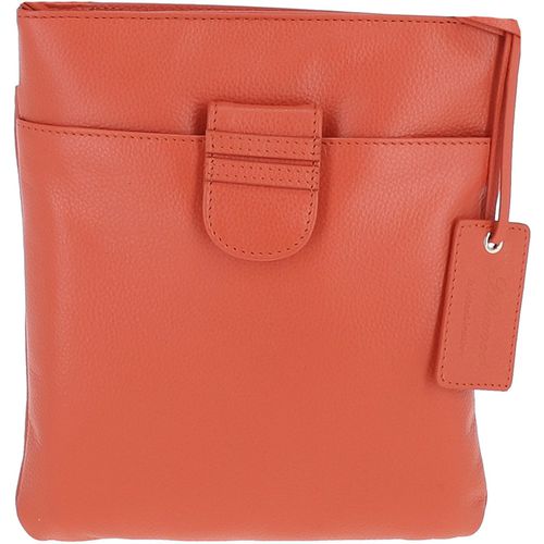 Womens Small Zip Top Leather Cross Body Bag: TAB Orange NA - Ashwood Handbags - Modalova