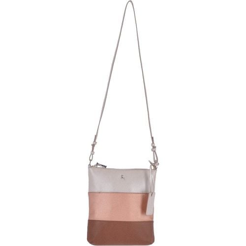 Apos;Tricolore Elegante&apos; Leather Crossbody Bag: ELA 1879 Tan NA - Ashwood Handbags - Modalova