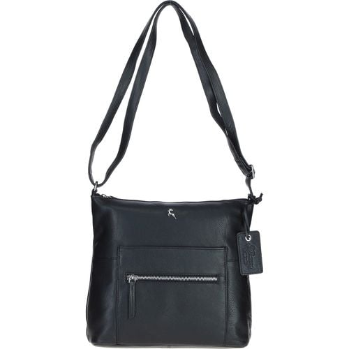 Versatile Leather Shoulder Bag: Bondoran Black NA - Ashwood Handbags - Modalova