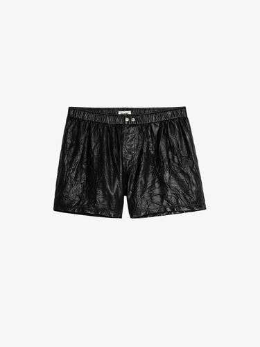 Short Pax Cuir Froissé - Taille 36 - Zadig&Voltaire - Modalova