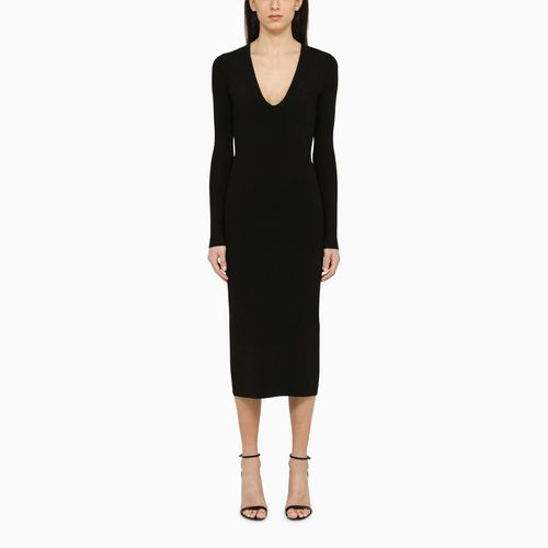 Abito midi nero - Victoria Beckham - Modalova