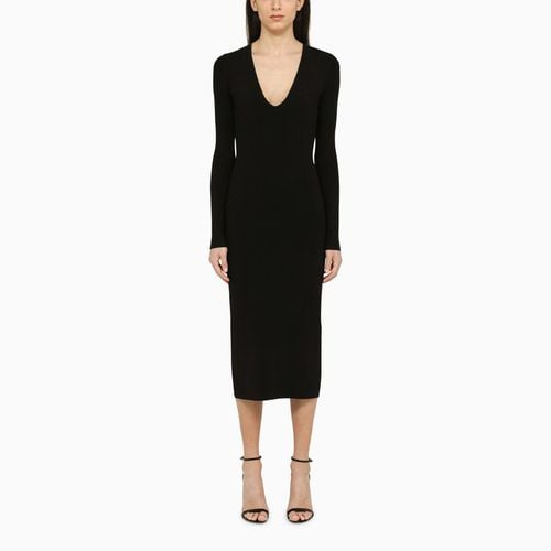 Schwarzes Midikleid - Victoria Beckham - Modalova