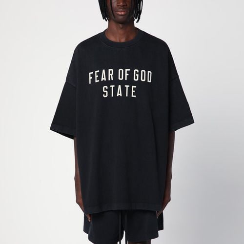 Black T-Shirt with logo - Fear of God Essentials - Modalova