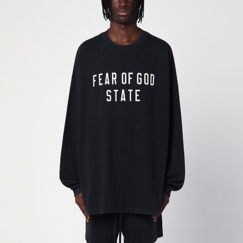 Maglia nera con logo - Fear of God Essentials - Modalova