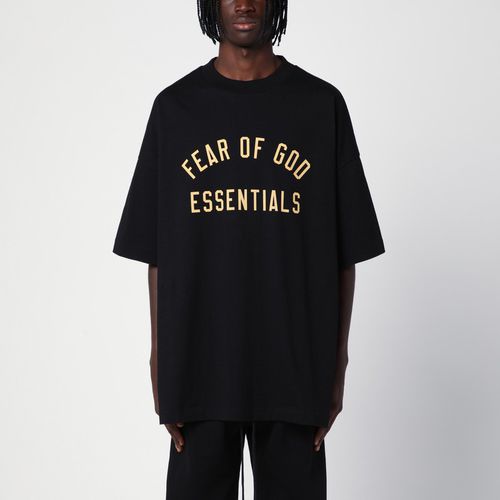 Schwarzes T-Shirt mit Logo - Fear of God Essentials - Modalova