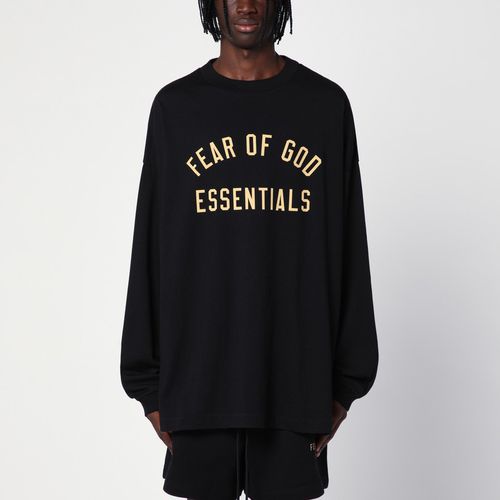 Maglia nera con logo - Fear of God Essentials - Modalova